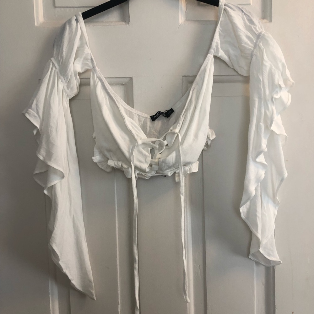 Nasty Gal off the shoulder top!